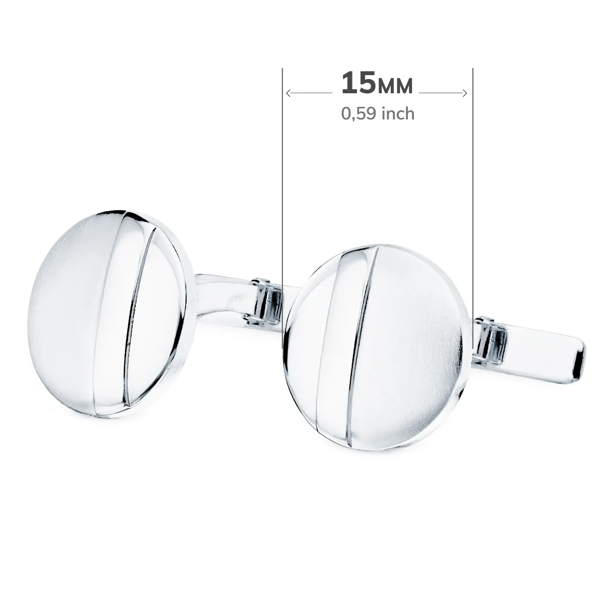 Gemelos Oro Blanco