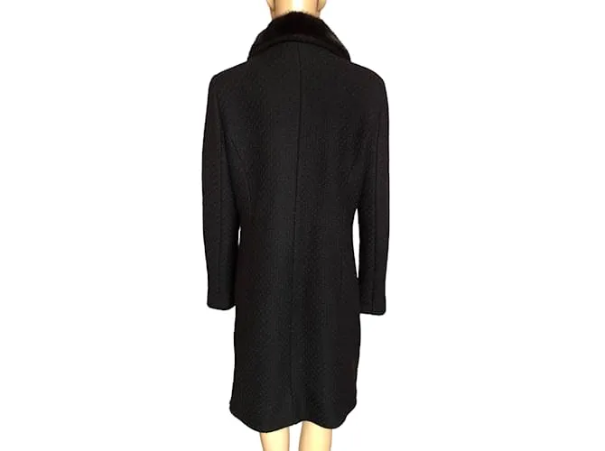 GEORGES RECH Abrigos T.fr 38 Lana Negro 