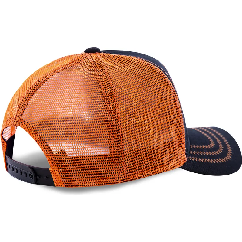 Gorra trucker negra y naranja Son Goku Super Saiyan GO3 Dragon Ball de Capslab