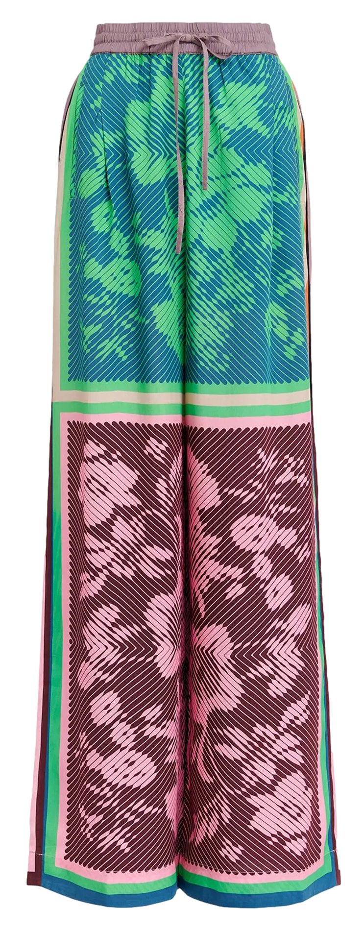 GRETEL  PANTALóN ANCHO ESTAMPADO EN MULTICOLOR