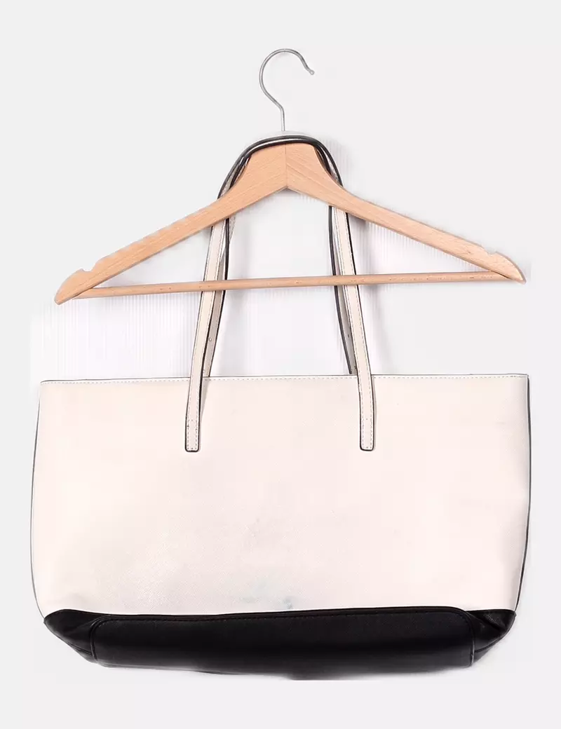 Guess Maxi bolso blanco texturizado