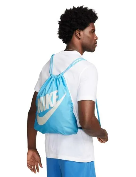 gymsack nike heritage azul unisex.