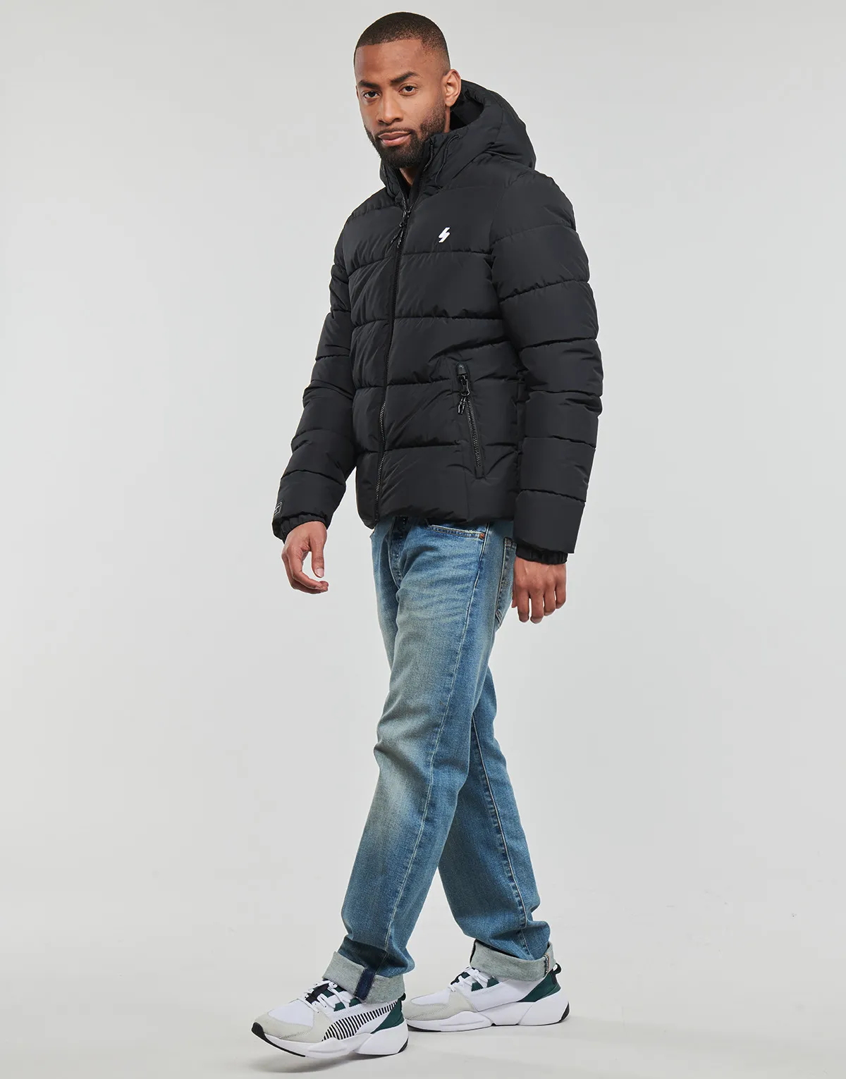 HOODED SPORTS PUFFR JACKET