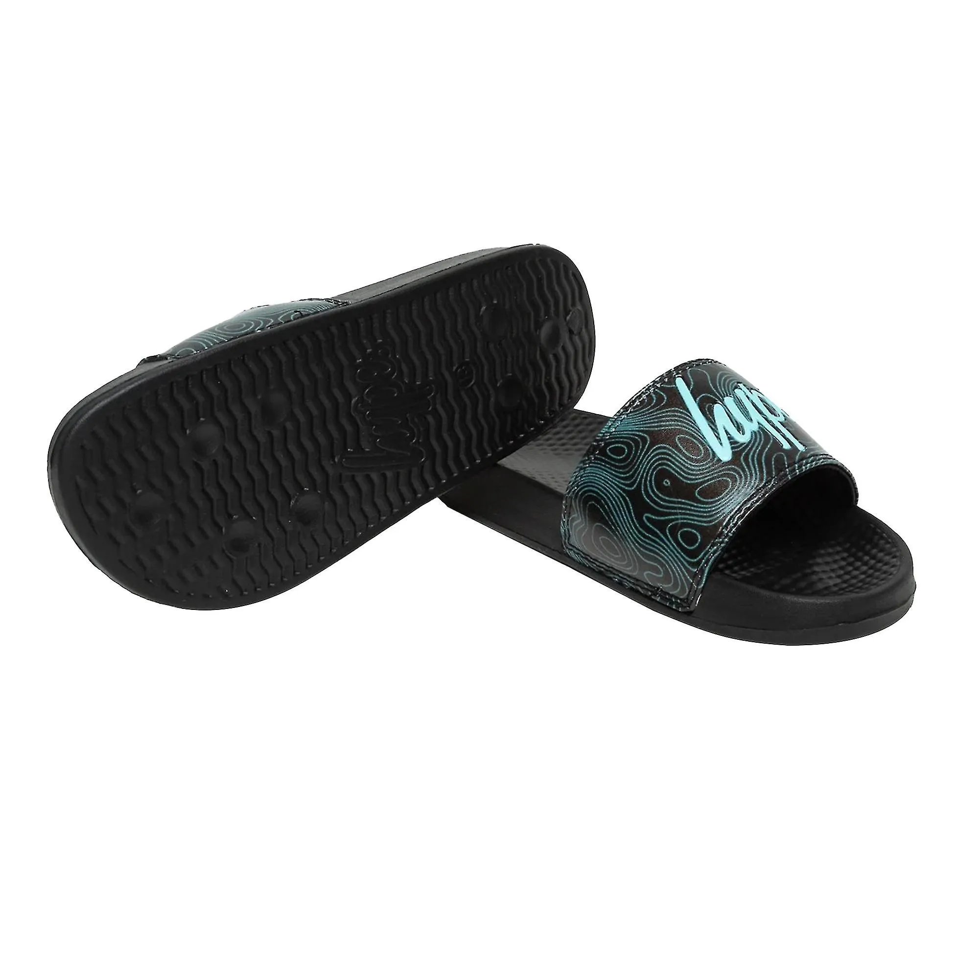 Hype Childrens/Kids Topographic Mini Script Sliders