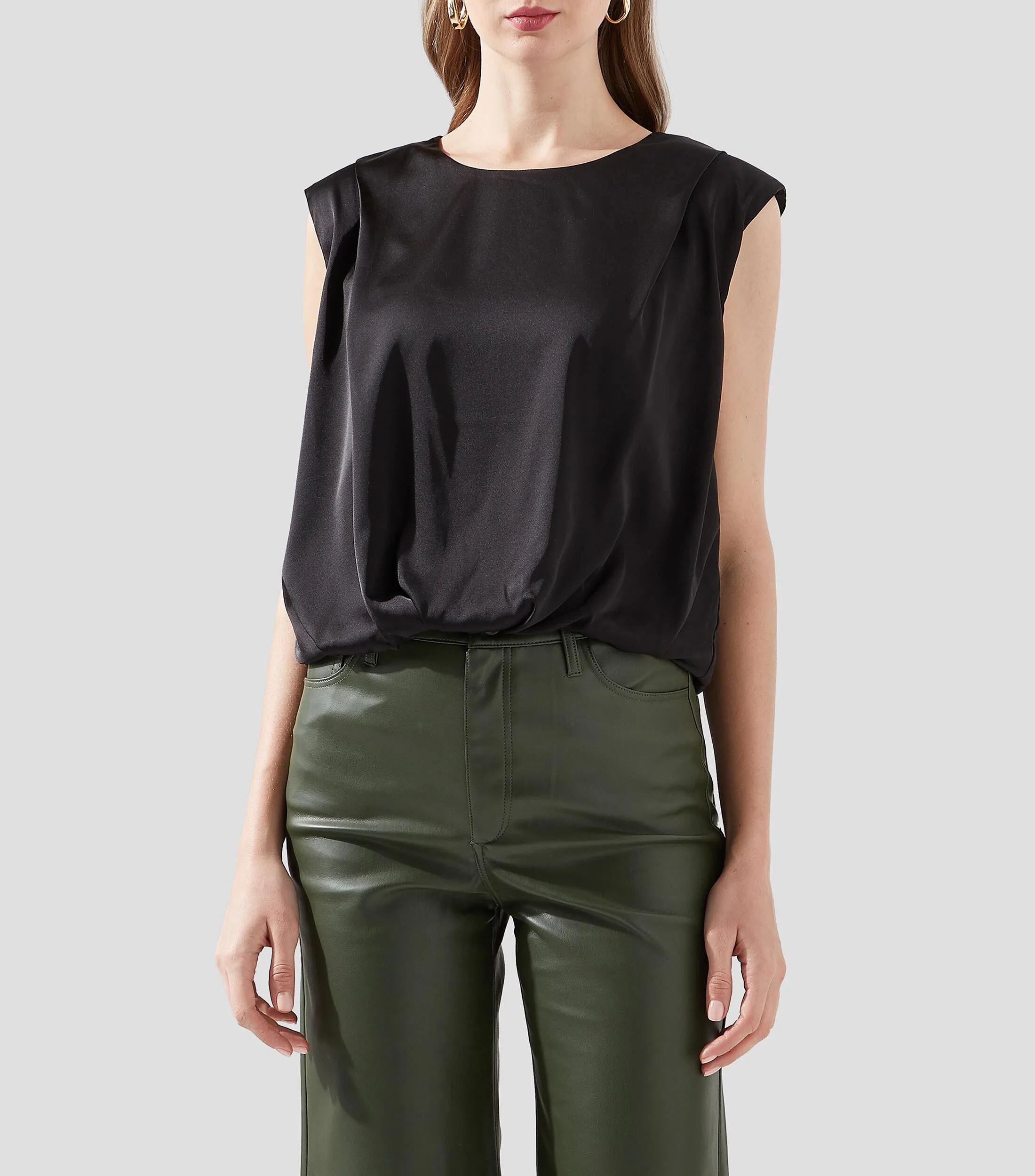 Joe's Blusa lisa sin mangas Mujer