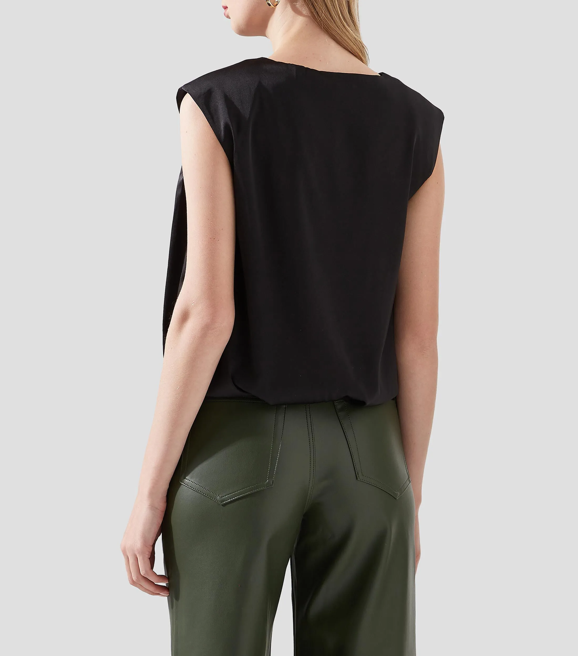 Joe's Blusa lisa sin mangas Mujer