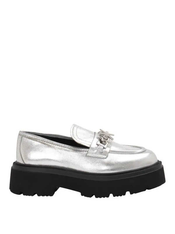 JOHN RICHMOND MOCASINES  PLATA