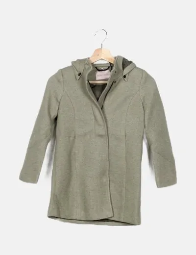 KIDS ONLY Chaqueta verde capucha