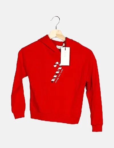 KIDS ONLY Sudadera roja print