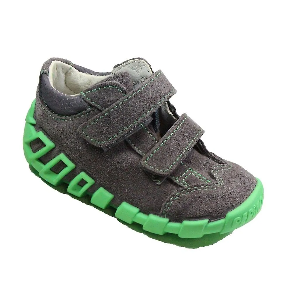 Kids Ricosta Asky | Grey Suede | Boys Pre Walker Shoes