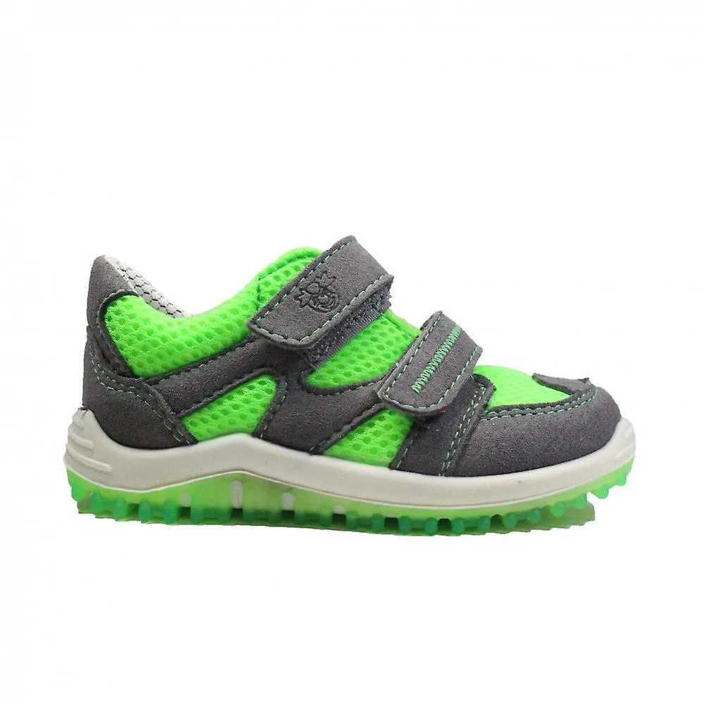 Kids Ricosta Pepe | Grey | Boys Rip Tape Shoes