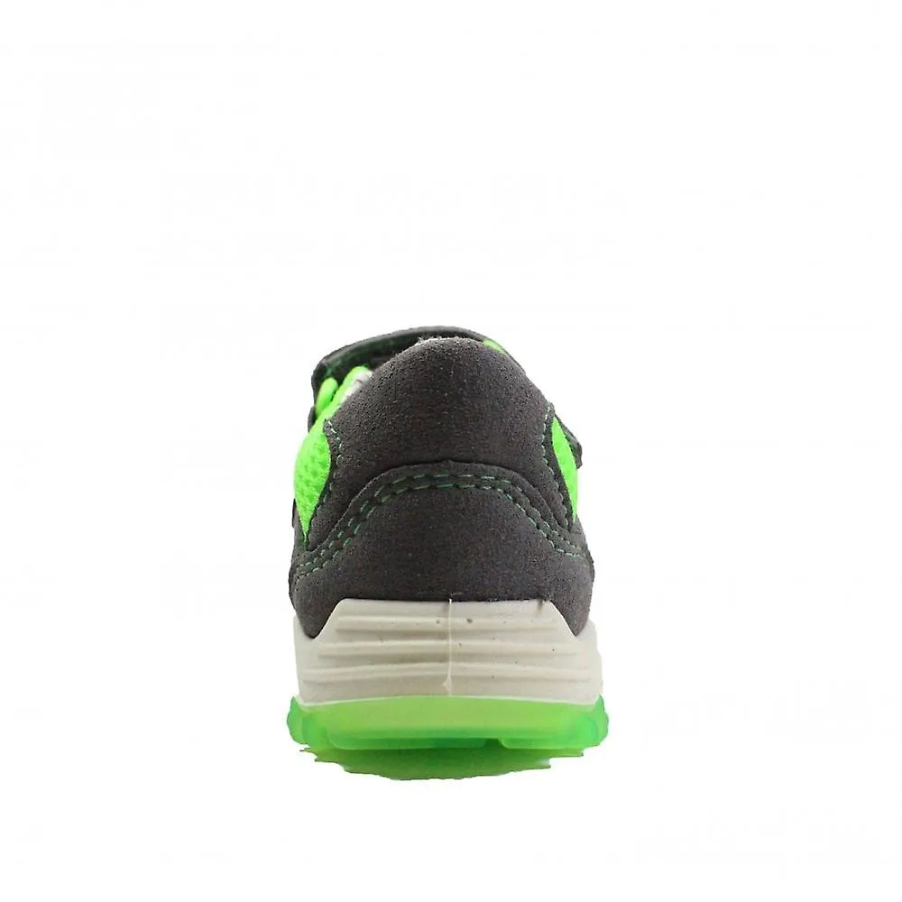 Kids Ricosta Pepe | Grey | Boys Rip Tape Shoes