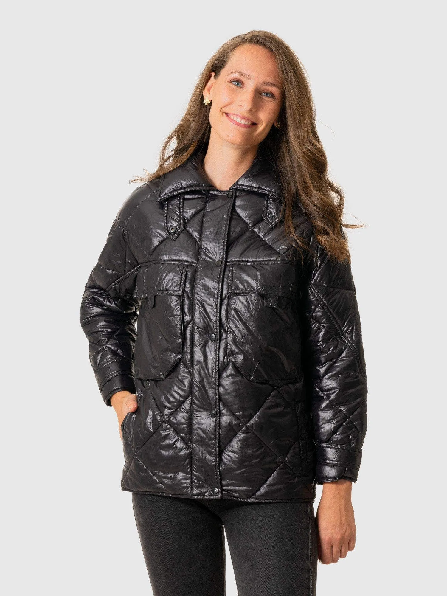KIVUL Chaqueta Kivul Manza Mujer Negra