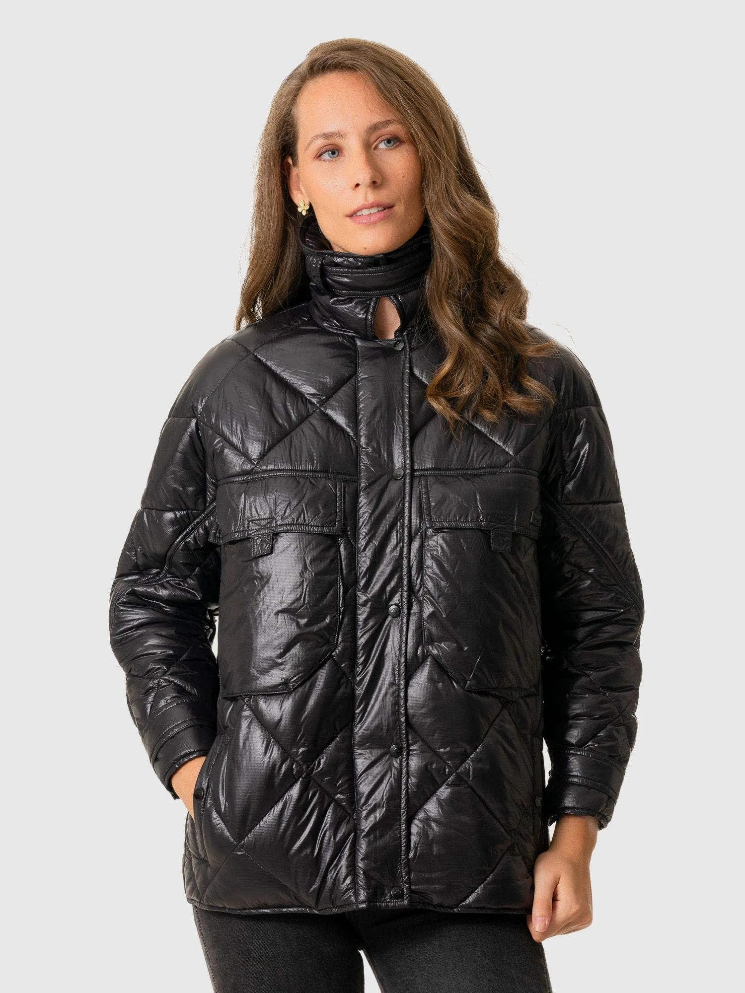 KIVUL Chaqueta Kivul Manza Mujer Negra