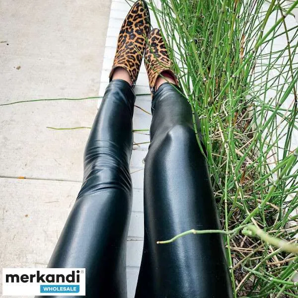 Leggings de cuero: pantalones de piel sintética, leggings de cuero vegano, pantalones de cuero PU