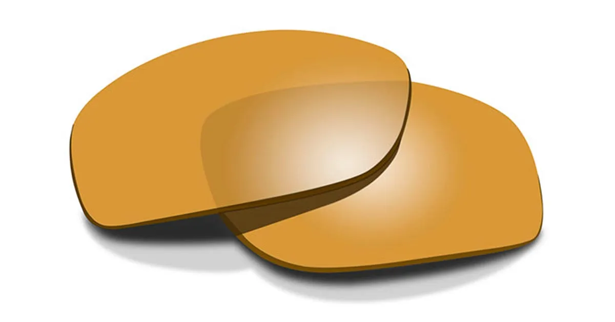 Lentes Amber Gold Mirror Polarizadas para WX Kingpin