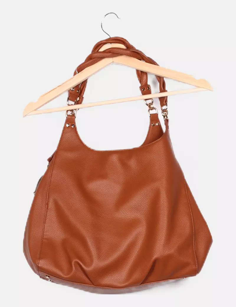 LIU·JO Bolso marrón detalle logo