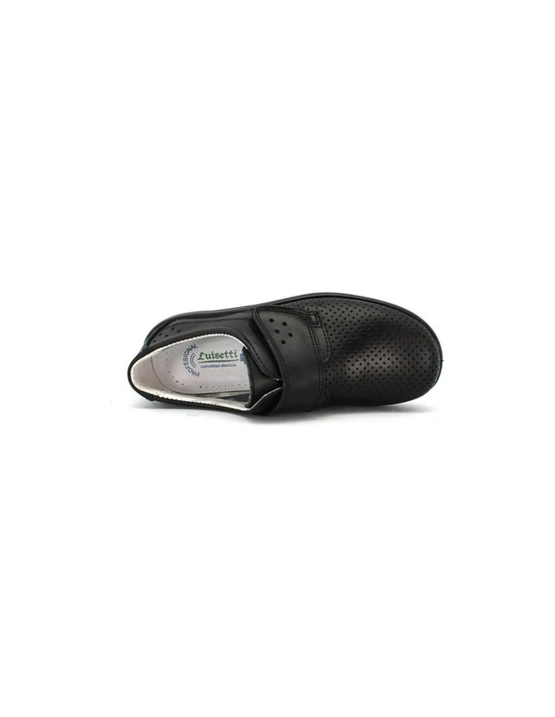 LUISETTI ZAPATO PIEL VELCRO BERLÍN NEGRO