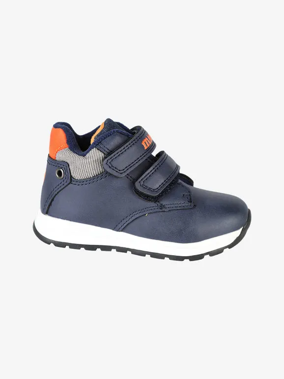 Melania Zapatillas altas para niños con tiras adherentes