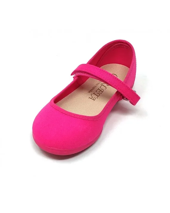 MERCEDITA NIÑA LONA CON VELCRO FINO CARLETA 110101