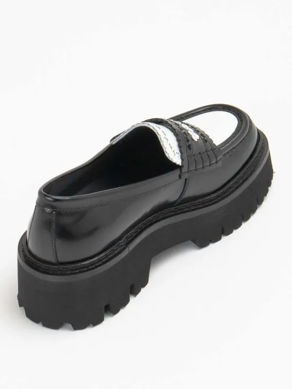 MOSCHINO MOCASINES  NEGRO