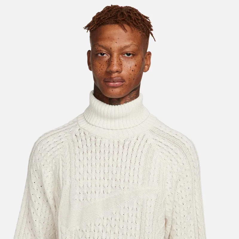 NIKE LIFE CABLE KNIT TURTLENECK SWEATER FB7770072