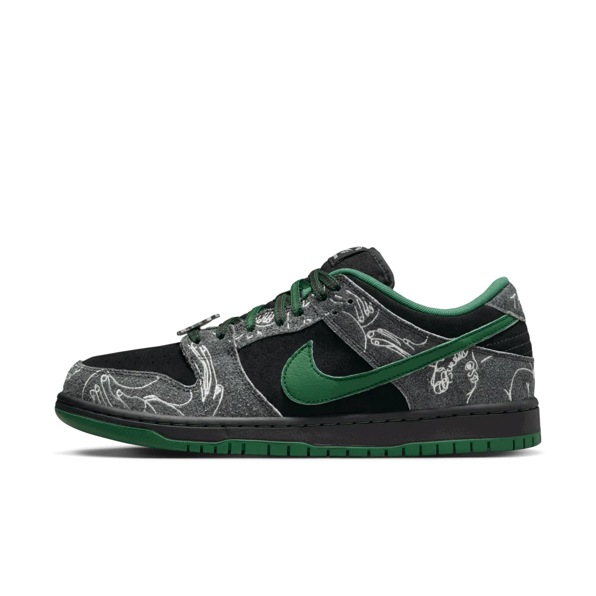 Nike SB There Skateboards x Dunk Low "Gorge Green"