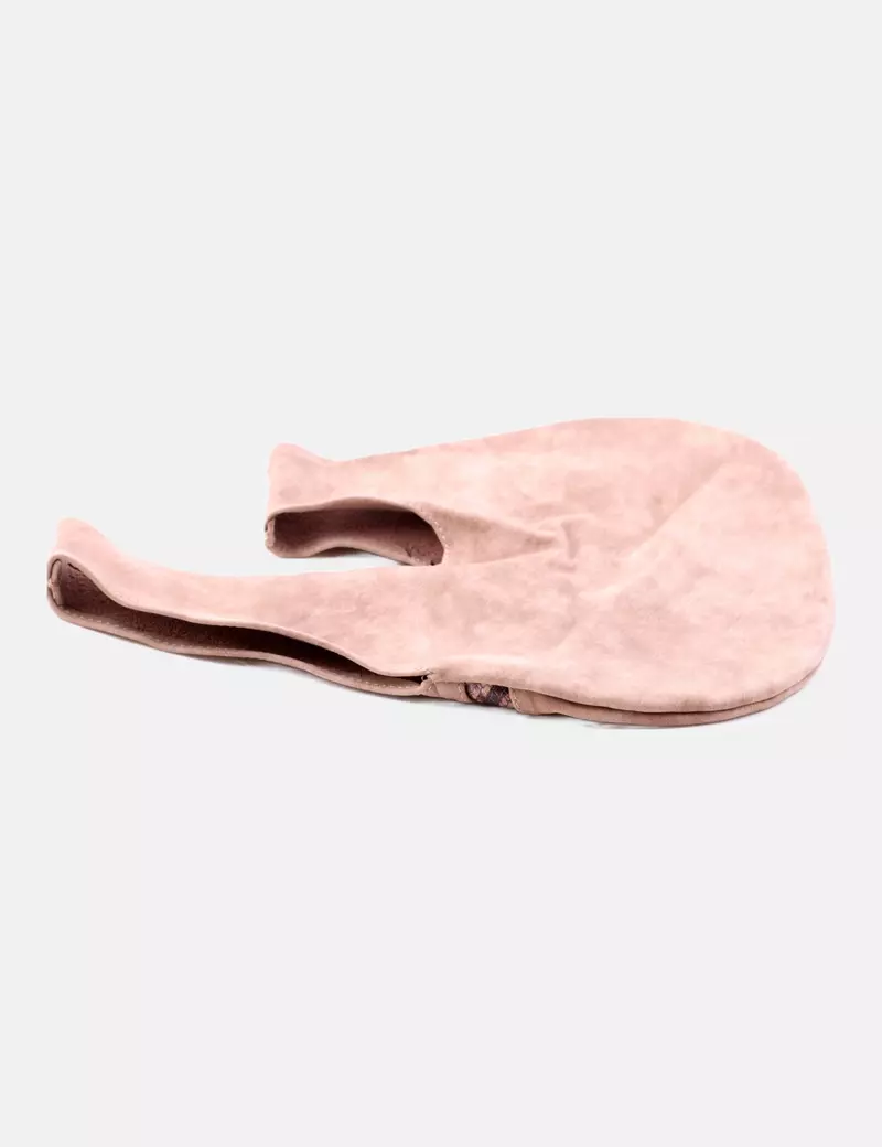 NoName Bolso beige animal prin