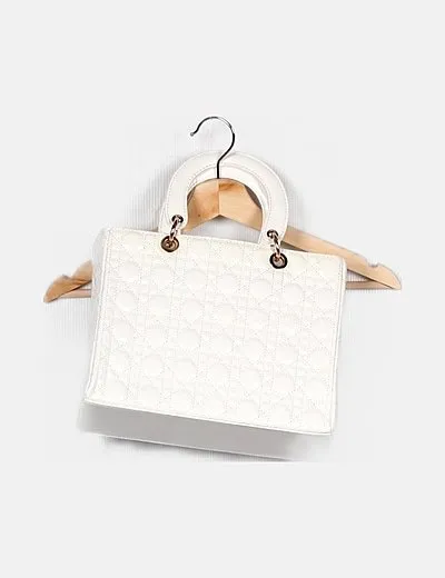 NoName Bolso charol blanco