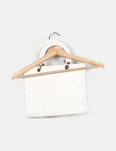 NoName Bolso charol blanco