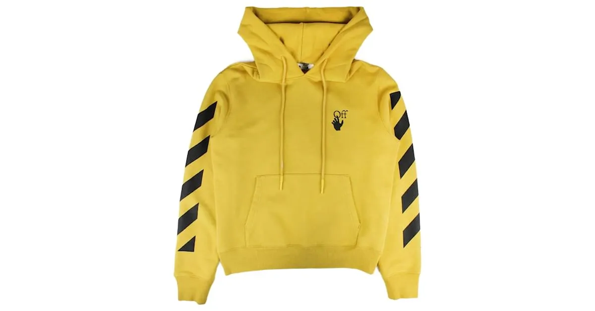 OFF WHITE CAMISETA DE PUNTO OFFWHITE.ALGODóN INTERNACIONAL XS AMARILLO 