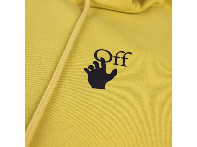 OFF WHITE CAMISETA DE PUNTO OFFWHITE.ALGODóN INTERNACIONAL XS AMARILLO 