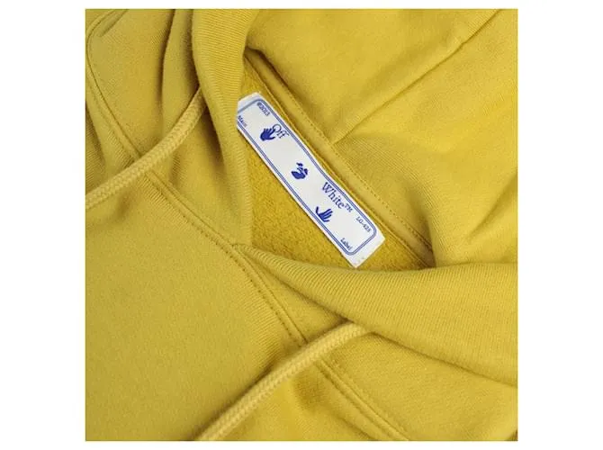 OFF WHITE CAMISETA DE PUNTO OFFWHITE.ALGODóN INTERNACIONAL XS AMARILLO 