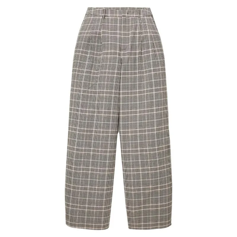  Pantalones largos Tom tailor Check Wide Leg Pant