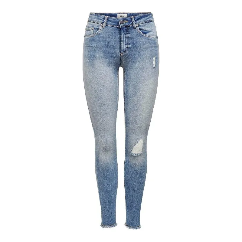  Pantalones tejanos Only Onlblush Mid Sk Ank Rw Rea333Noos