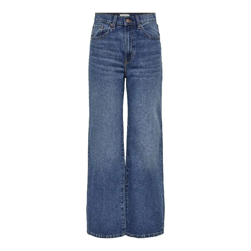  Pantalones tejanos Only Onlhope Ex Hw Wide Dnm Add465 Noos