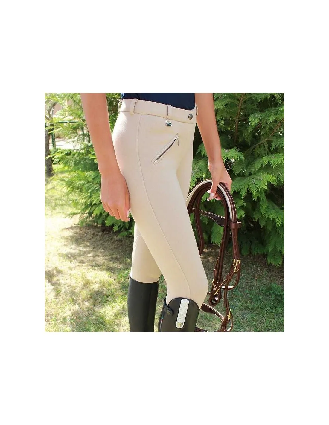 Pantalón MJM básico de algodón para mujer