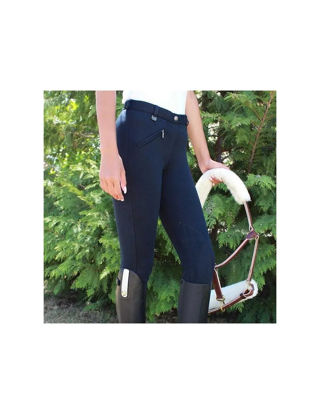 Pantalón MJM básico de algodón para mujer