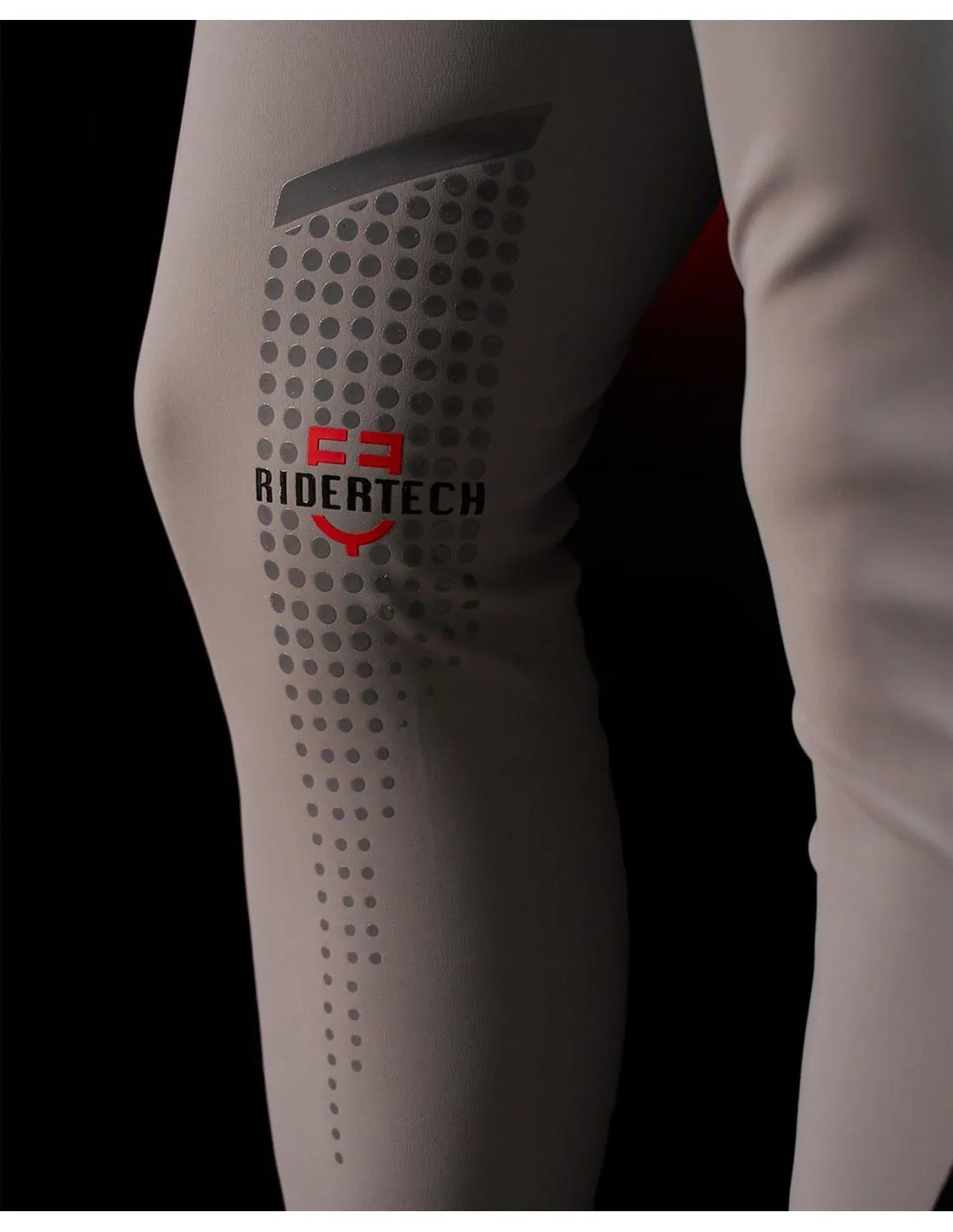 Pantalón Slim Fit Breeches Hombre Equestro Ridertechnology Gris