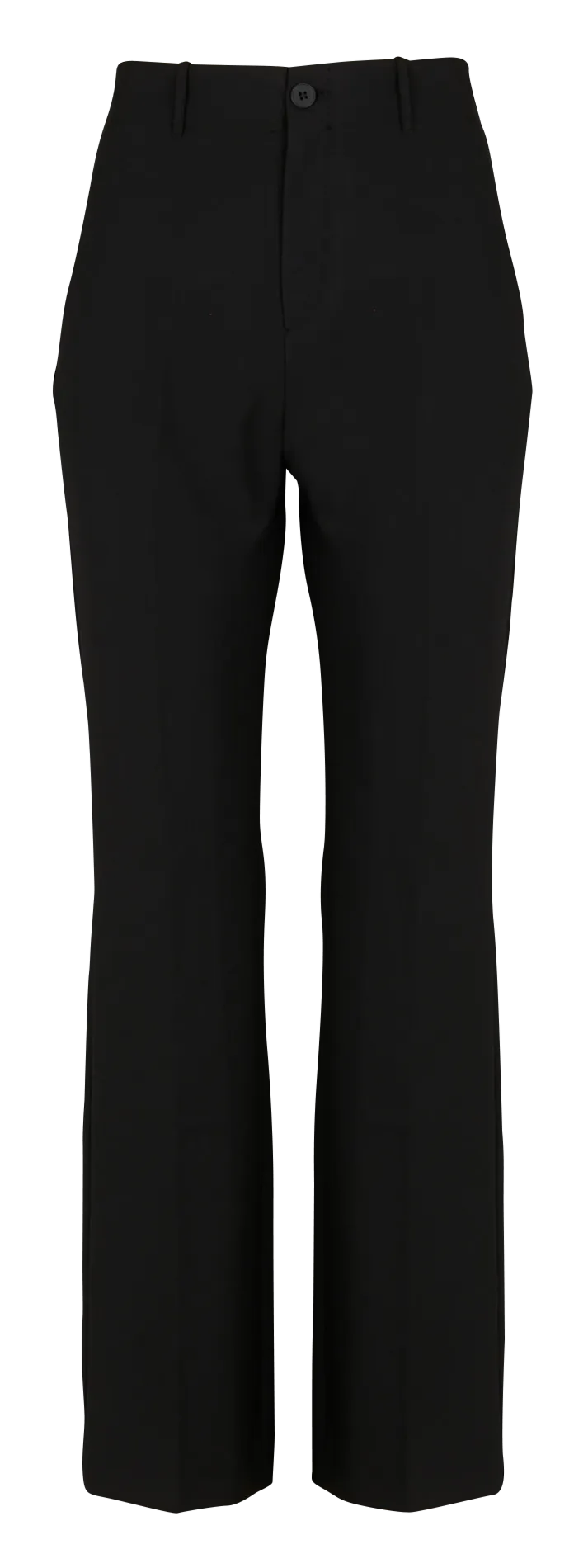 PELAGIE  PANTALóN DE PINZAS RECTO DE MEZCLA DE VISCOSA EN NEGRO