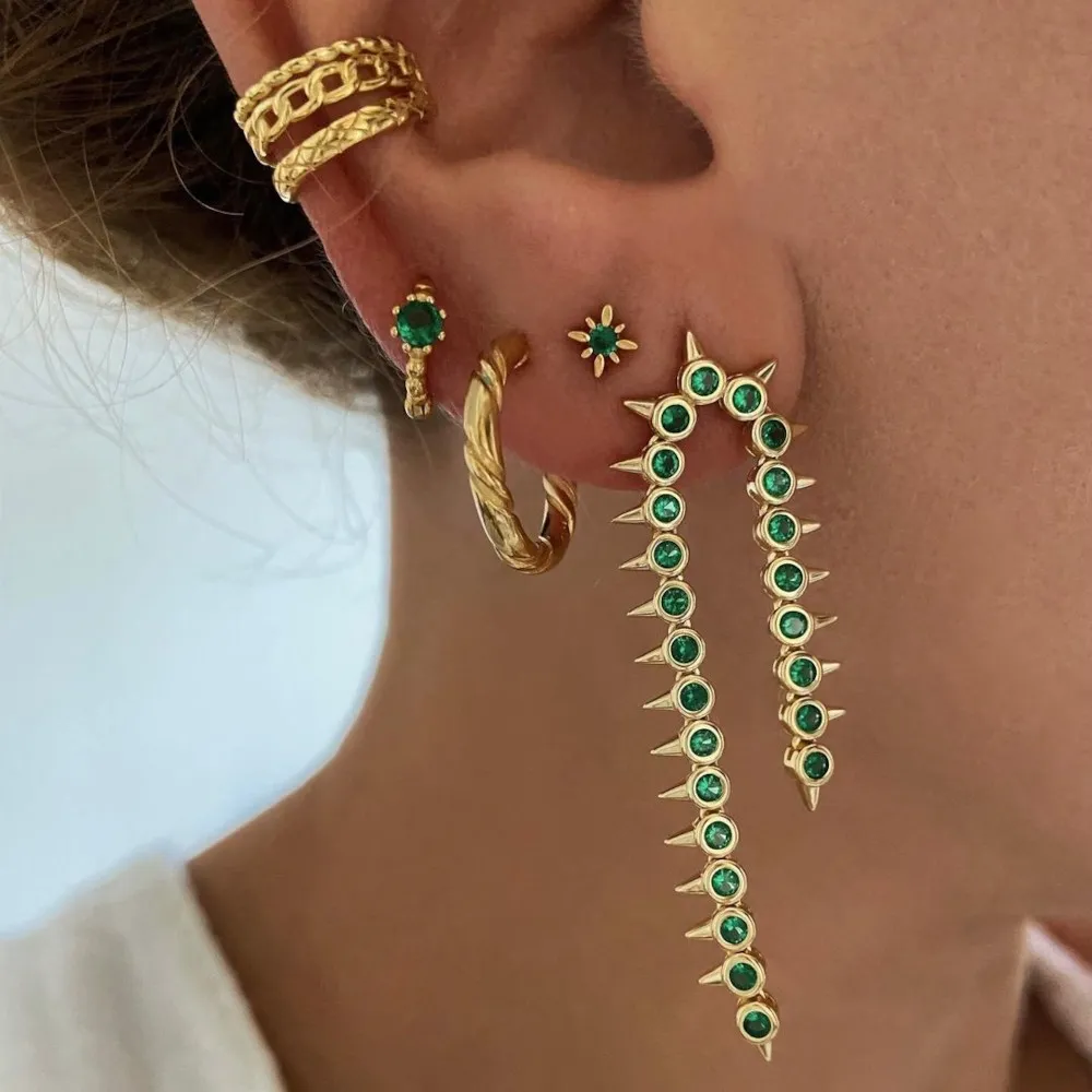 Pendientes Annecy Verde Oro (PAR)