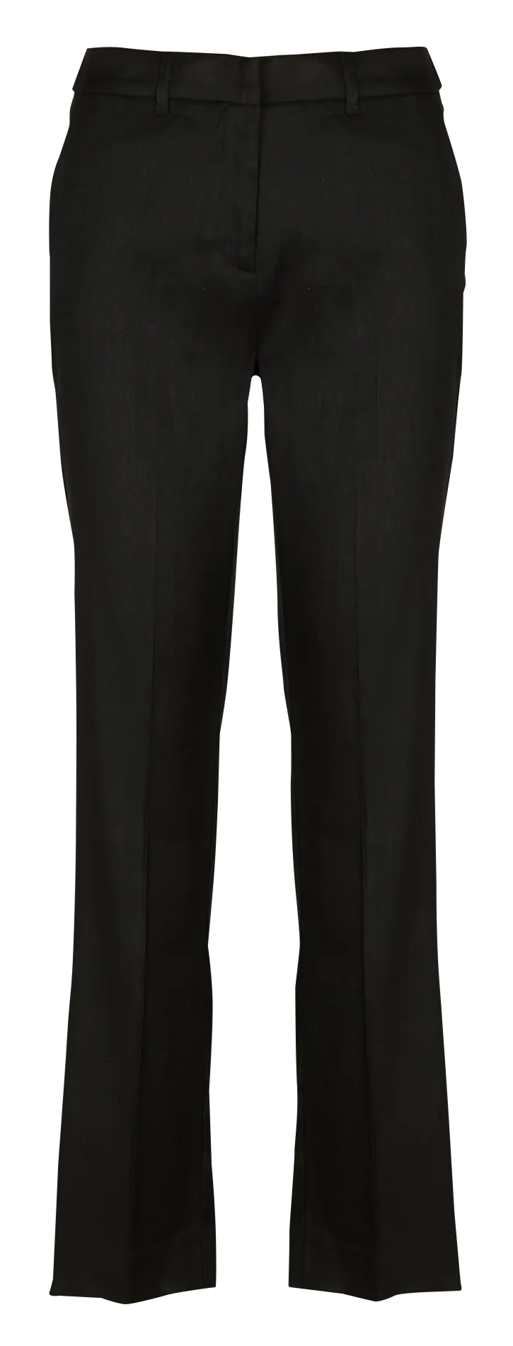 PIERROT  PANTALóN RECTO DE MEZCLA DE LINO EN NEGRO