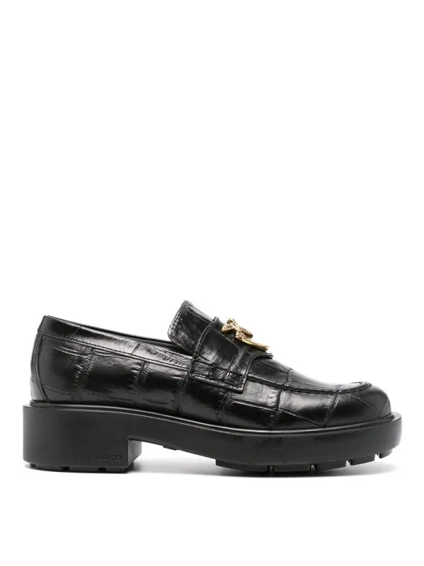 PINKO MOCASINES  NEGRO