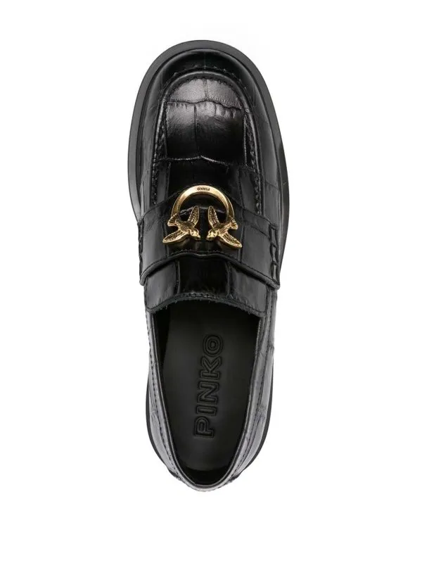 PINKO MOCASINES  NEGRO