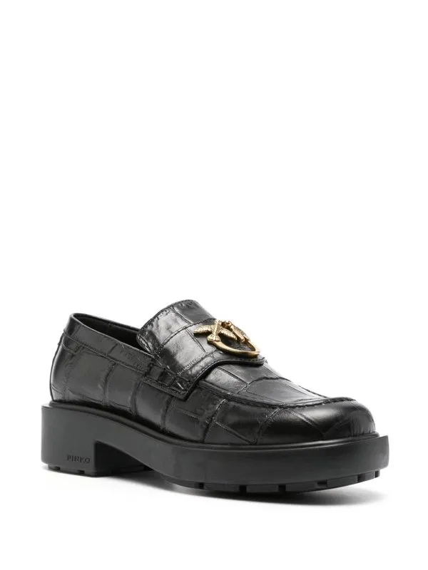 PINKO MOCASINES  NEGRO
