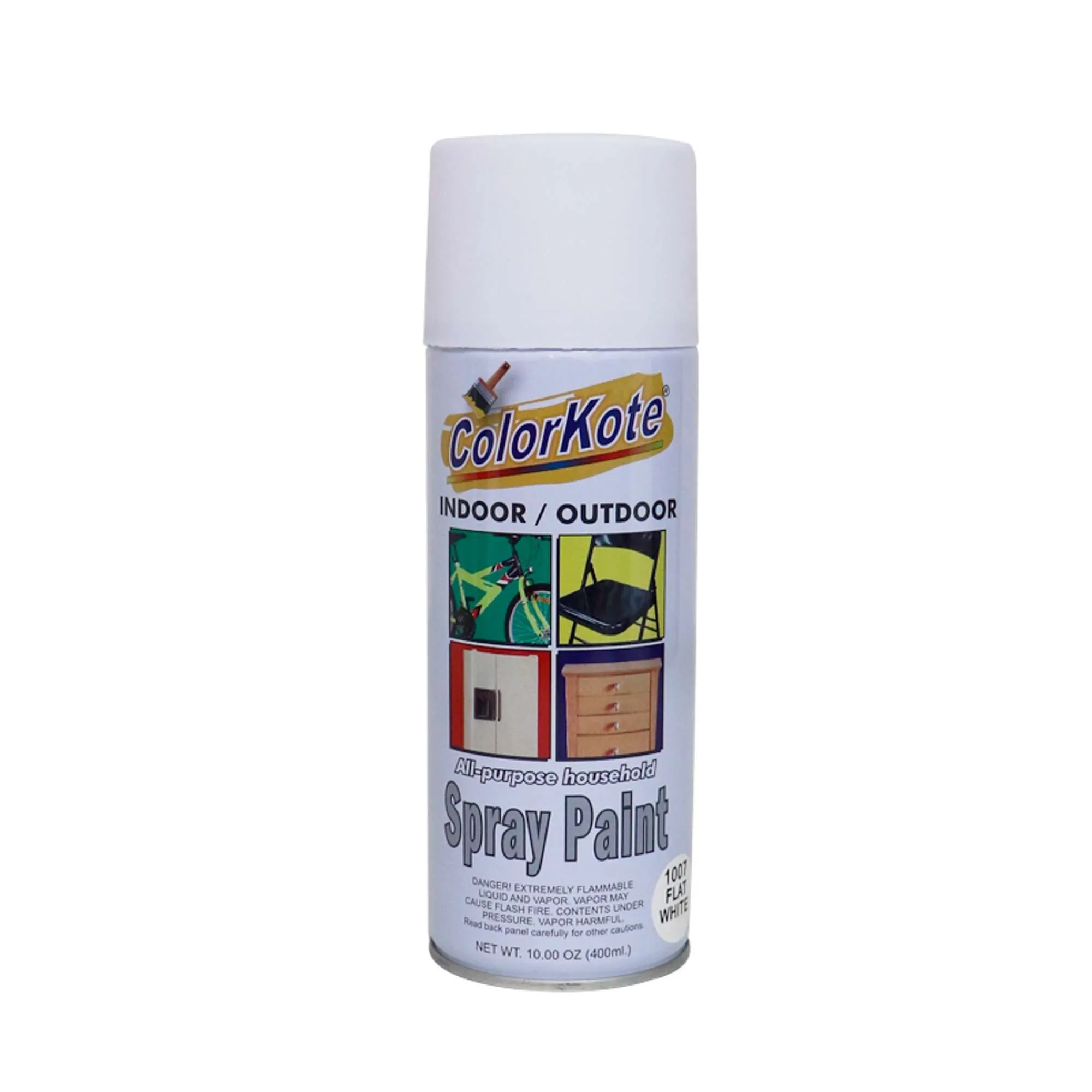 Pintura En Spray Color Blanco Mate 10 Onzas