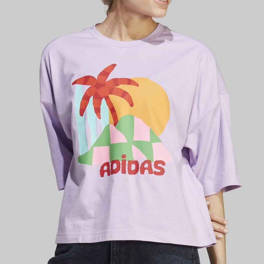 Playera adidas Farm Rio Mujer