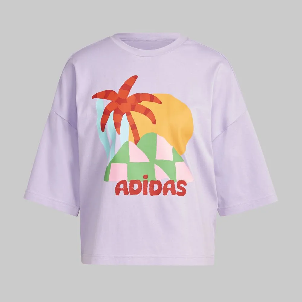 Playera adidas Farm Rio Mujer