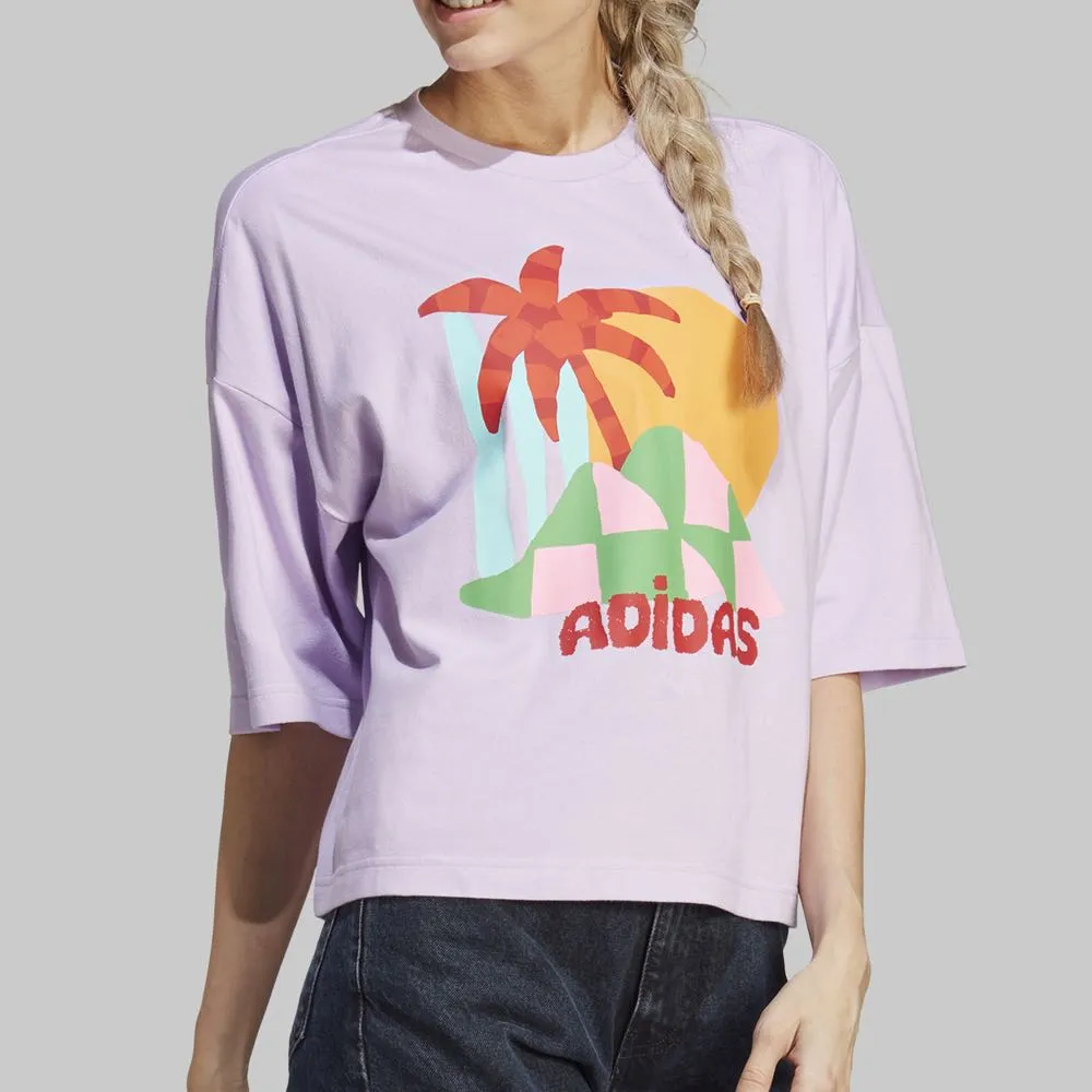 Playera adidas Farm Rio Mujer