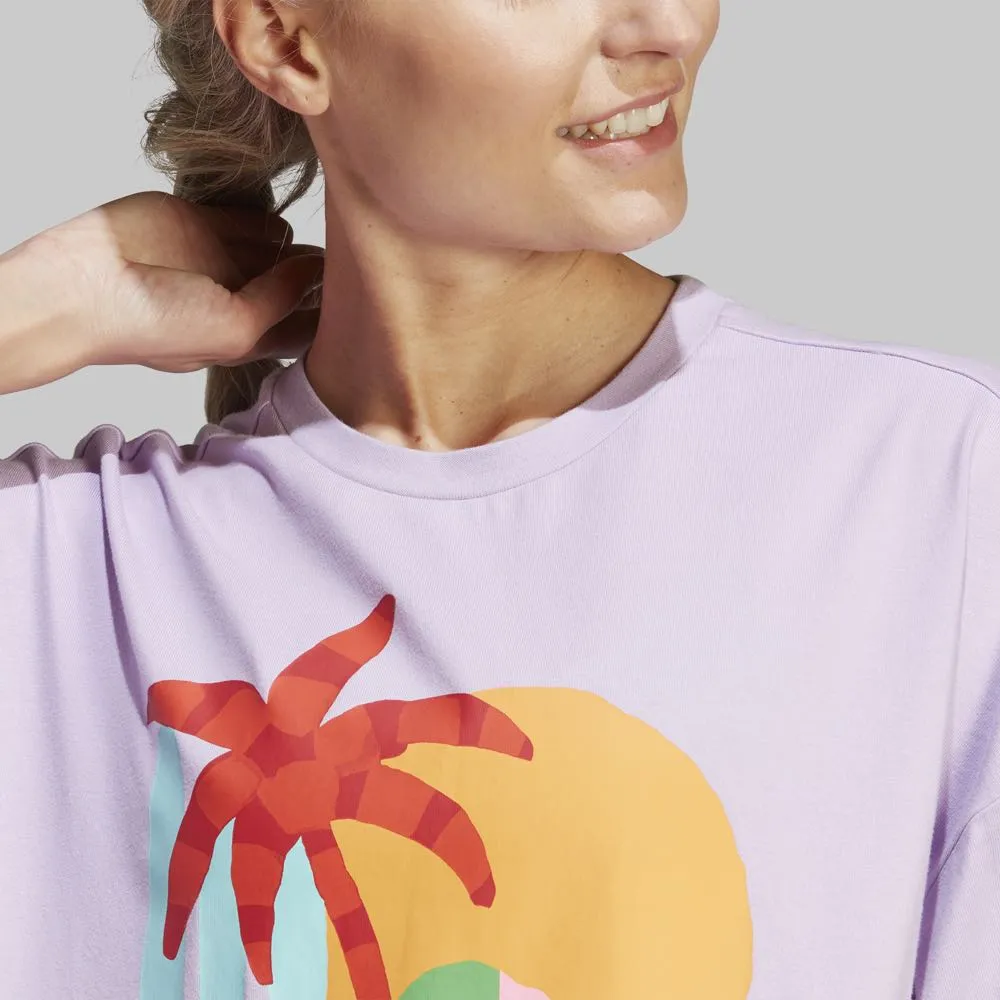 Playera adidas Farm Rio Mujer